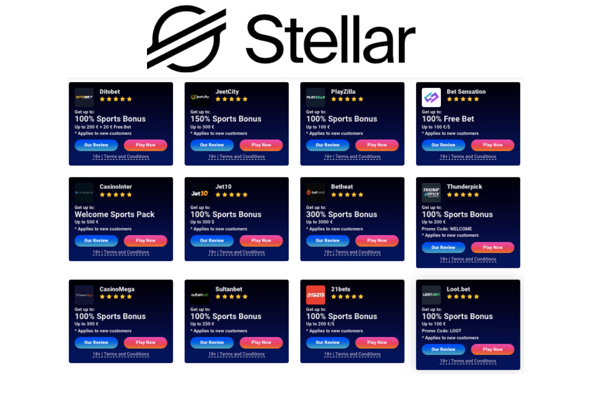 Stellar XLM Crypto Casino 