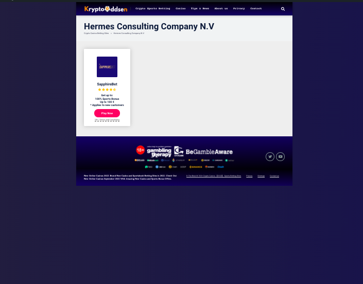 Casino owned and operated by Hermes Consulting Company N.V