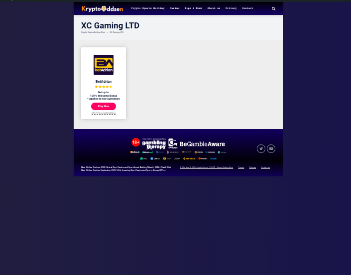 Casino owned operated XC Gaming LTD