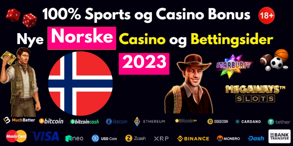 Nye norske casino bettingsider 2023 på nett