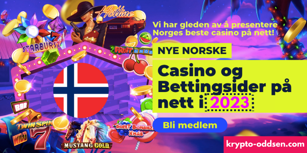 Nye Norske Casino bettingsider 2023 kasino på nett