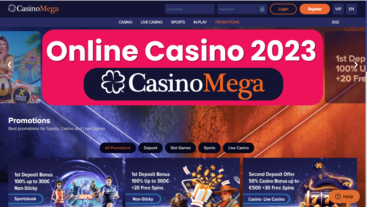 casinomega Online Casino Sektörü