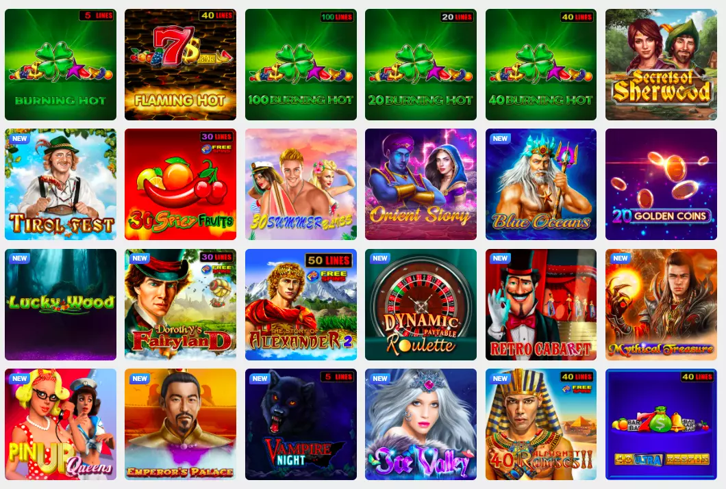 EGT Interactive Casino Slots