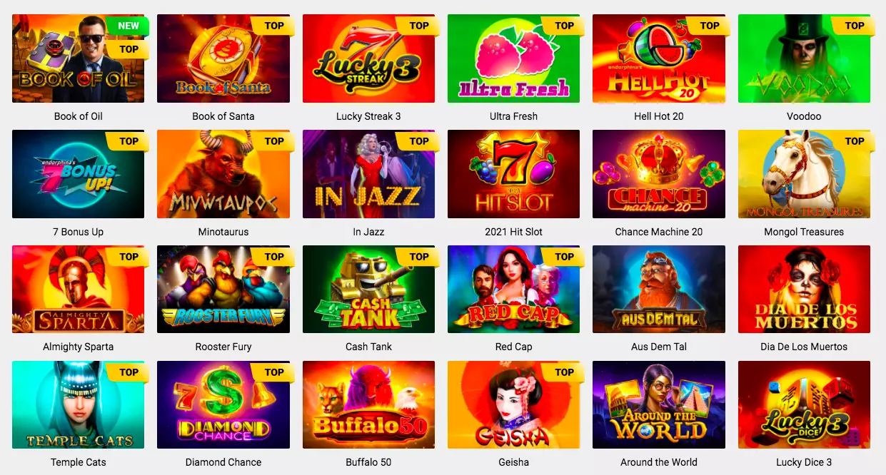 Endorphina Casino Slots