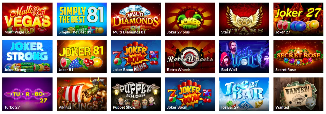 Kajot Casino Games Slots