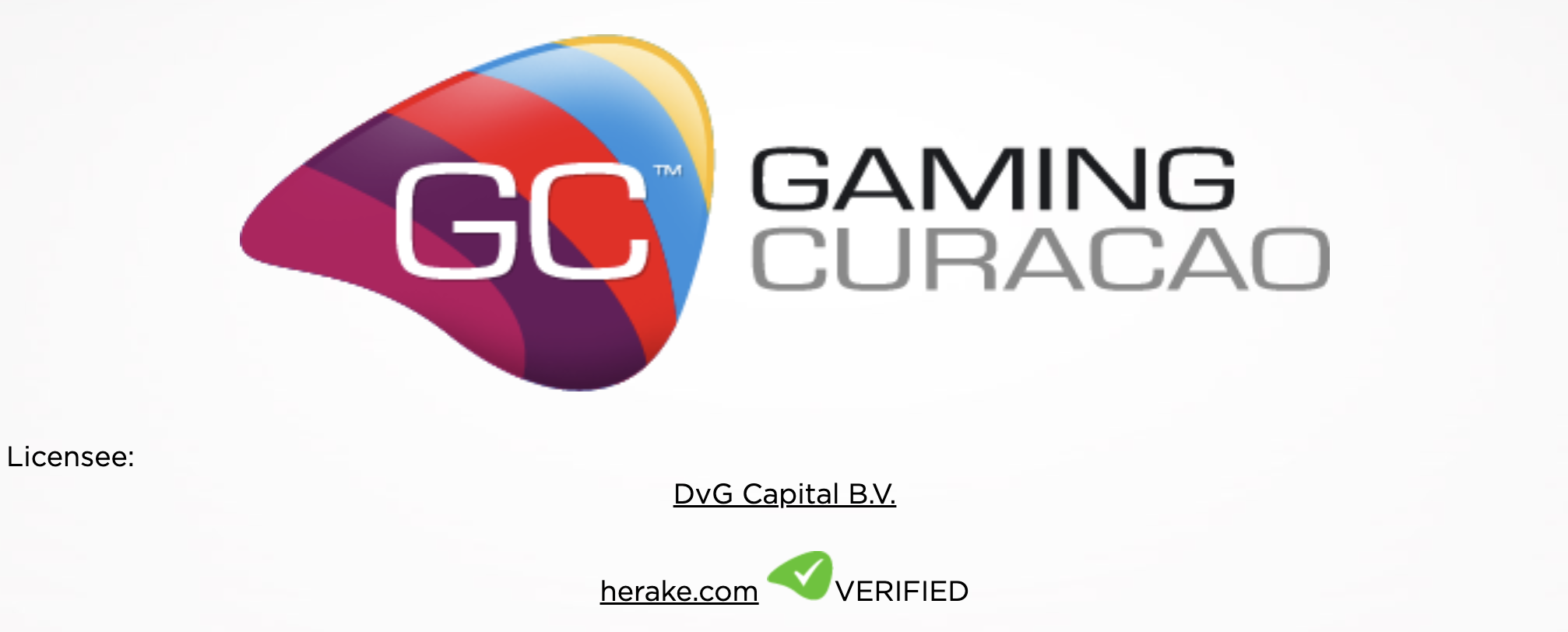 Casino owned and operated by DvG Capital B.V.