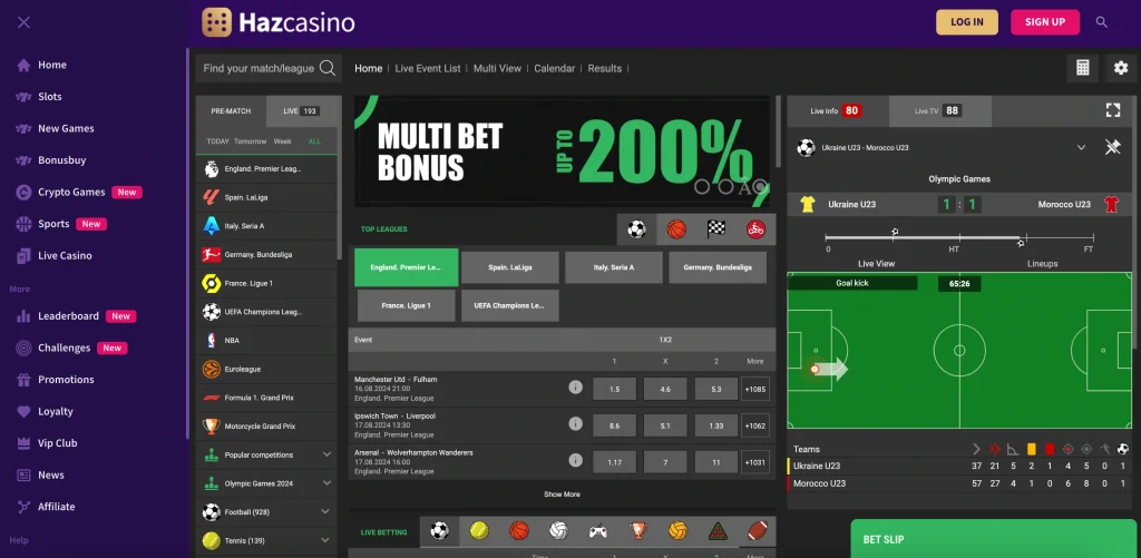 Haz Casino Sportsbook