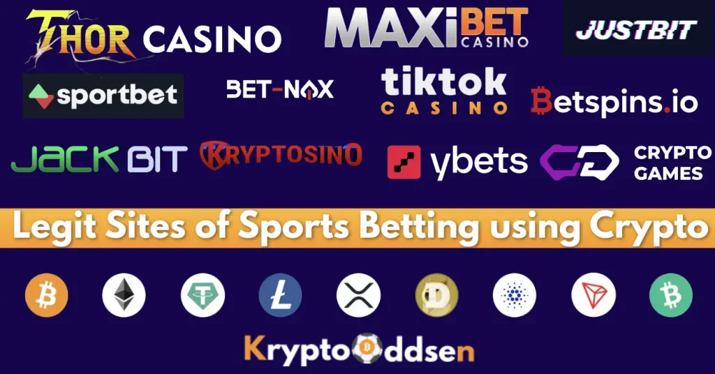 Legit Sites of Sports Betting using Crypto